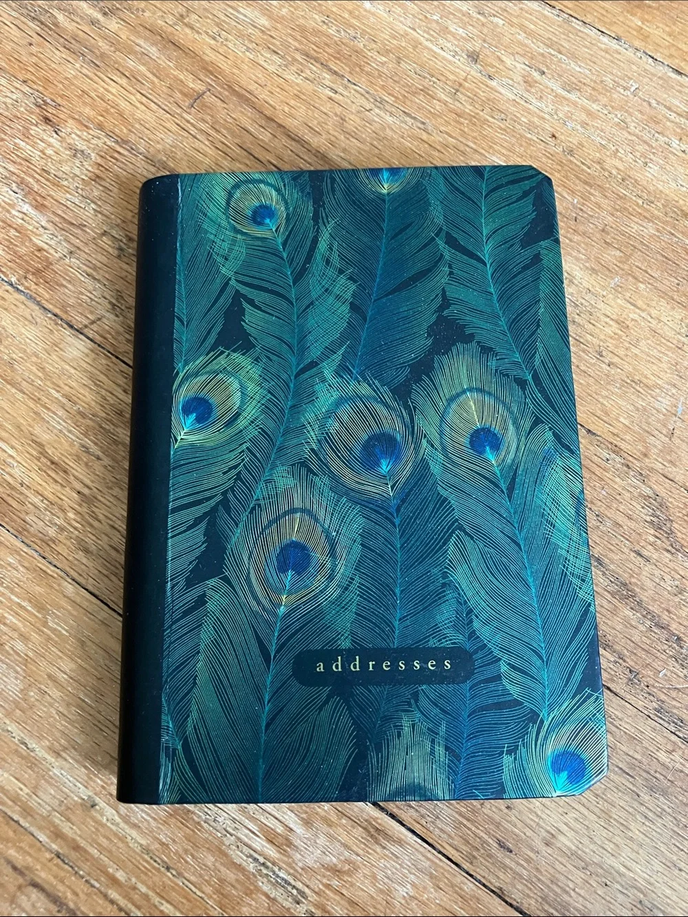 Peacock Feathers Address Book